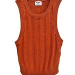 Cotton On  Sweater Vest Tank Burnt Orange Size: Small Perfect for Fall Photo 0