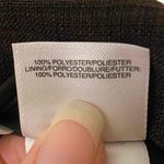 Le Suit Womens Deep Brown Blazer Single Breasted Floral Scarf Size 14 Photo 9