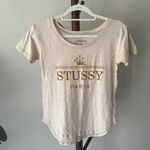 Stüssy Stussy “PARIS” Oatmeal Tee Photo 0