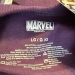 Marvel NEW  Black Panther Artist Series Cropped Sweatshirt Size Large Oversized Photo 4