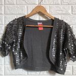 Suzy Shier  bolo sweater sequin jacket‎ cardigan Photo 0