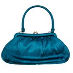 Banana Republic  100% silk teal small shoulder bag NWOT Photo 1