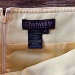 Chadwick's Vintage Chadwick’s Yellow Pleated Button High Waist Skirt  Photo 5