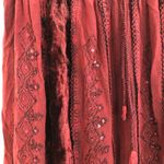 Sequined Skirt Gorgeous Burgundy Free Size Size M Photo 3