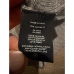 Theory Cashmere Off Shoulder Foldover Grey Sweater Women’s Sz. P Photo 3