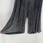 Torrid  Smocked Pants Womens L Black Knit Stretch Waist High Rise Pull On Casual Photo 2