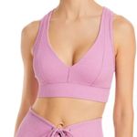 Year of Ours Ribbed Tess Sports Bra Size Small Pink Photo 0