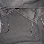 Windsor Black Asymmetrical Maxi Dress with Spaghetti Straps Photo 8