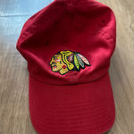 Chicago Blackhawks Red Baseball Hat Photo 0