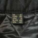 Barbour Women’s Size 8 Black Cashmere Touch Classic Mid Length Quilted Jacket Photo 5