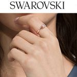 Swavorski SWAROVSKI crystal ring in rose gold, size 60 or 9 Photo 10