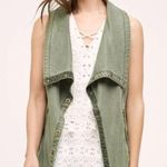 Anthropologie Marrakech XS Olive Green Tombolo Utility Vest with Pockets Photo 0