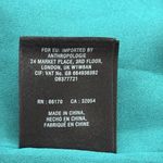 Moulinette Soeurs Anthropologie NWT Teal Green Fluttered Scrollwork Mini Dress Photo 9