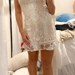 superdown white  high neck dress Photo 0