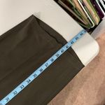 Coldwater Creek Olive Green High Rise Relaxed Wide Leg Trouser Pants Size 12 Photo 8