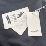 CHRLDR Black Hoodie With Silver Metallic Stripe M Black $118 Retail NWT Size M Photo 4