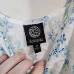 Bobeau Floral Bohemian Long Sleeve Ruched Women Medium Cottagecore fairy dress Photo 5