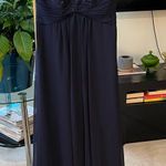 Eliza J prom dress size 6 Navy blue beaded Photo 0