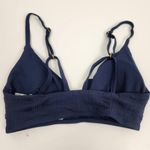 l*space L* Siren Bikini Top in Slate Blue/Gray Size Medium NWT Wired V Photo 3