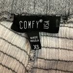 Comfy USA Heather Gray Elastic Waist Pull On Cropped Pants Size XS Photo 6