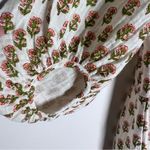 Anaak Nina Tiered Maxi Dress Floral Print Sz 0 /XS White Photo 4