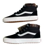 Vans Ward Hi MTE High Top Suede Sneakers Leopard Fur Women’s Size 7.5 Black Photo 4