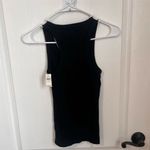 Aerie  Women's Size XS Black Ribbed Henley Tank Top Sleeveless Casual‎ NWT Photo 6