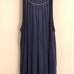 Cable & Gauge NWOT Blue Loose Soft Tank Top Keyhole back S Photo 0