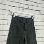 American Eagle  Baggy Wide Leg Black Pants Super High Rise Women’s 000 Retro Y2K Photo 2