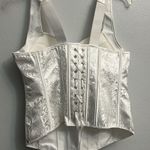 02 Collection White Bridal Bustier Large NWOT Photo 6