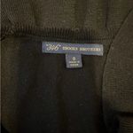 Brooks Brothers  346 Black Open Front Cardigan Sweater Ruffle Merino Wool Size S Photo 5