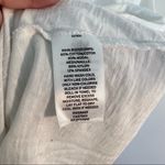 Abound  Ruffle Peplum Blouse Bell Sleeve White Mesh Photo 8