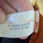 Vanity Fair Vtg Women’s  Size Large 16 Robe Housecoat Orange Black Velour Retro Photo 3