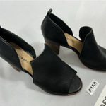 Lucky Brand Womans Jonai Slipon Bootie 7.5 M Black Open Sides Block Heel Photo 0