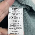 SUZY D Womens Sweater Top 2 US 14 Sage Green Casual Crew Neck Classic Pullover‎ Photo 4