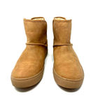 DV Dolce Vita size 7 ankle height sherpa lined tan‎ boots slip on faux fur Brown Photo 8