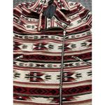 Forever 21 Wool Navajo Aztec Tribal Print Moto Jacket W's Large Southwest Print  Photo 1