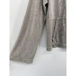 Bella Dahl Striped Hoodie Split Back Gray White Size L Photo 59