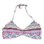 Last chance…Bikini Top Neon Strappy Halter Swimsuit Swim XL New Blue Size undefined Photo 0