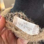 Altar'd State Oversized Cheetah Animal Print Mohair Eyelash Fuzzy Sweater Crew Photo 5