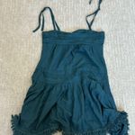 Anthropologie Anthro 100% viscose tie shoulder boho tassel tiered empire waist mini dress Photo 8