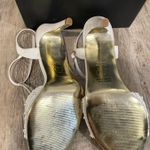 Adrianna Papell Alia Ivory Satin T Strap Heel Size 10 Photo 5