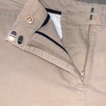 Talbots Khaki Cotton Bermuda Casual Modest Neutral Shorts Pockets Size 14 Photo 4