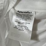 Reformation  Kienna Linen Mini Dress Size XS White Short Beach Bride Cami Photo 7