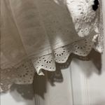 Roxy White Eyelet High Waist Shorts Photo 3