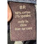 The Limited  917 Women Jeans Flared‎ Leg Mid-Rise Stretch Dark Wash Denim Blue 8R Photo 9