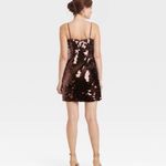 A New Day  Brown Sequin Slip Dress Photo 2