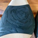 Taryn Rose  Black Leather Ankle Strap Heels Photo 6