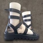 Stuart Weitzman Gala Lift Leather Gladiator Sandals Photo 1