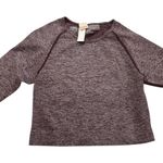 Victoria's Secret Athletic Clean-Girl Fitness Victoria’s Secret PINK Seamless Crop Top Thumb Holes Photo 1